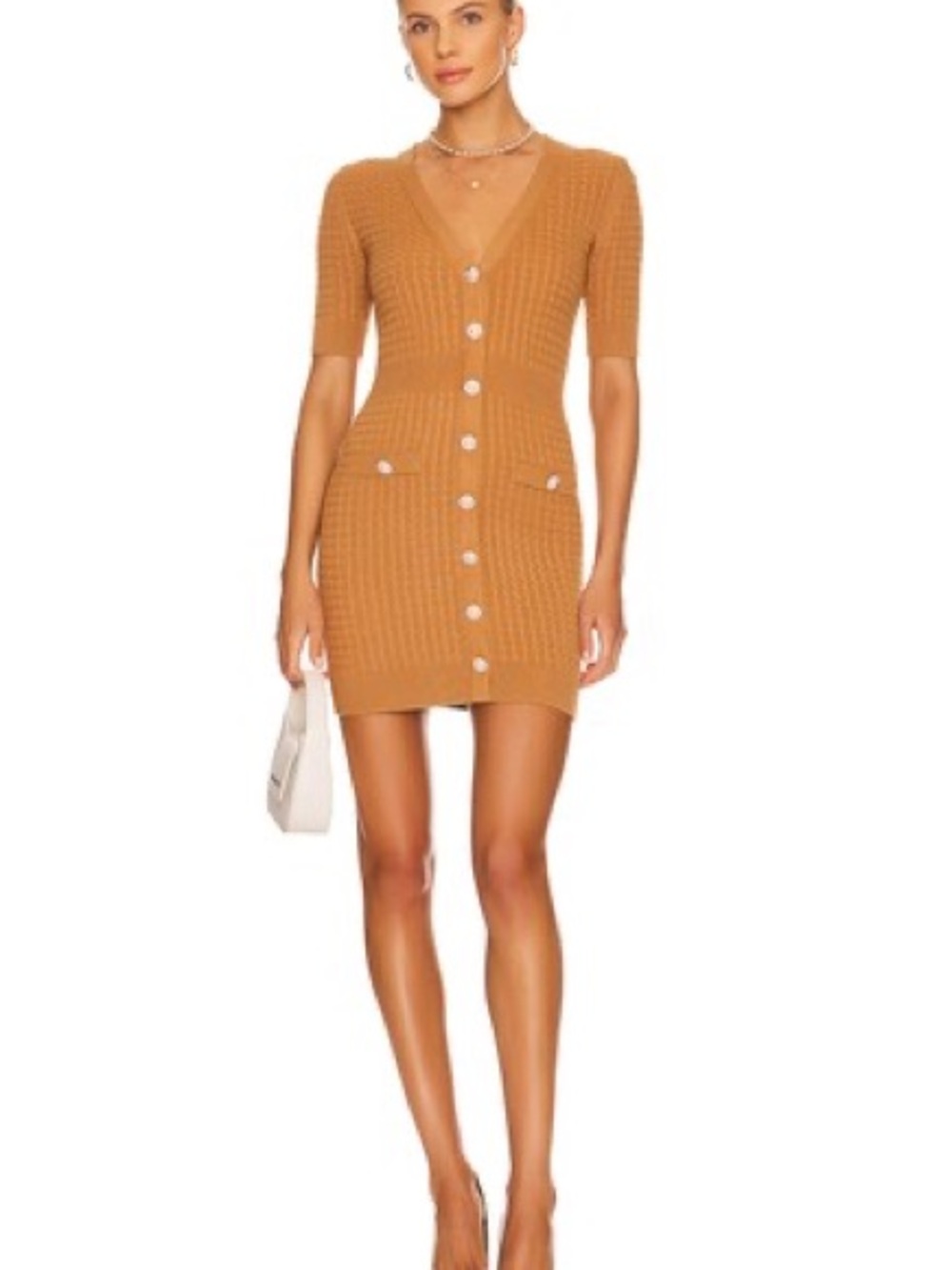 Lovers + Friends Bella Mini Dress (Camel)